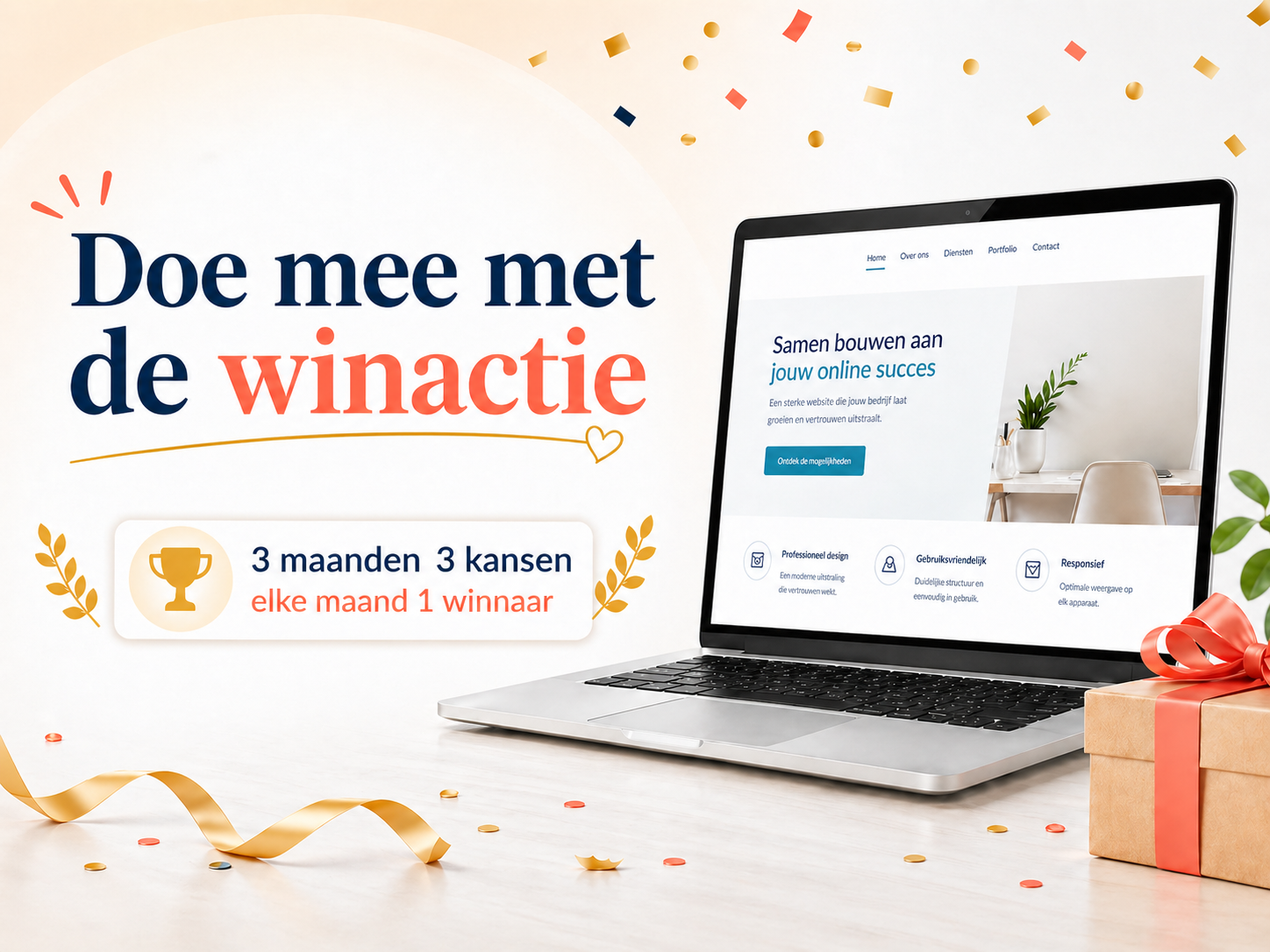 Voorbeeld van een professionele website door 3Fold webdesign